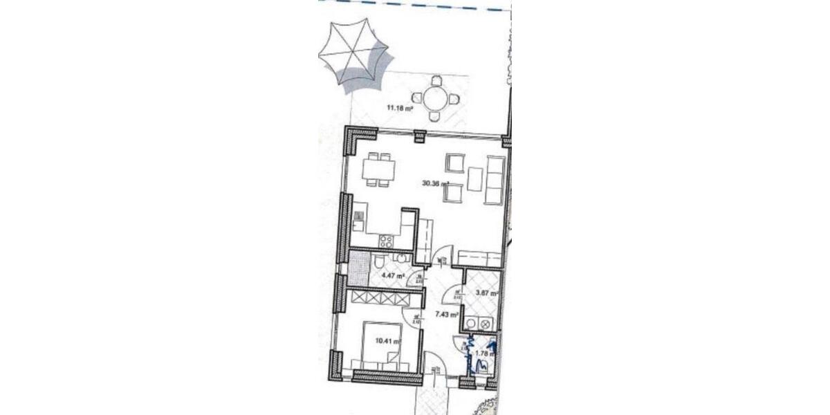 Erdgeschoßwohnung Saterland - 2 Zimmer, 64 m&sup2;, 899&euro; | Angebot:24551443