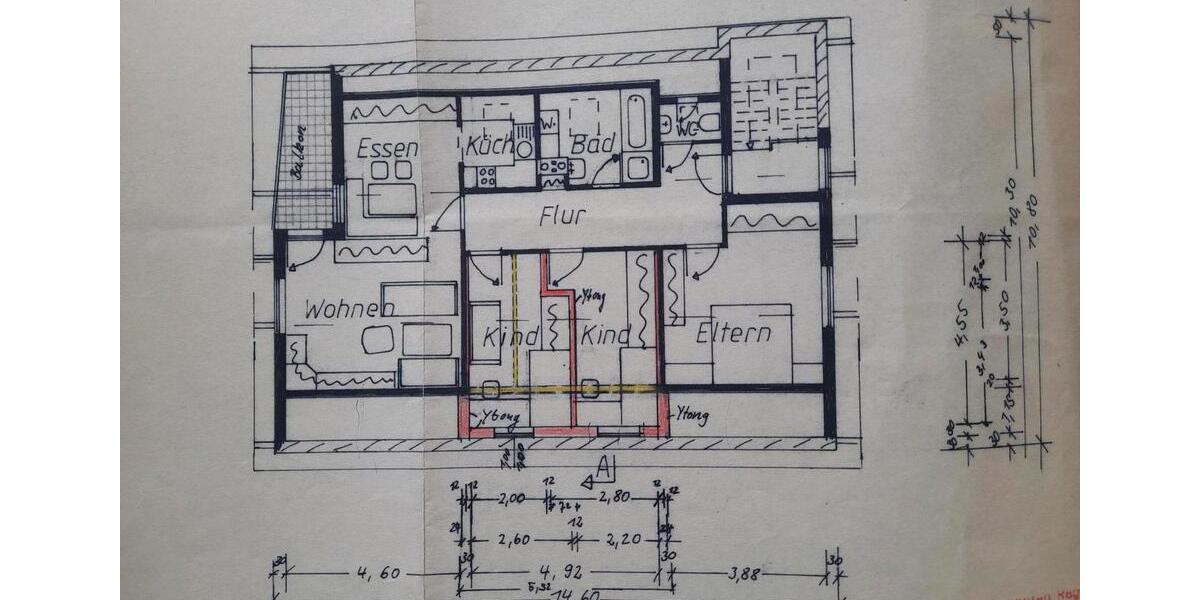 Dachgeschoßwohnung Kettershausen - 4 Zimmer, 79 m&sup2;, 820&euro; | Angebot:25975827