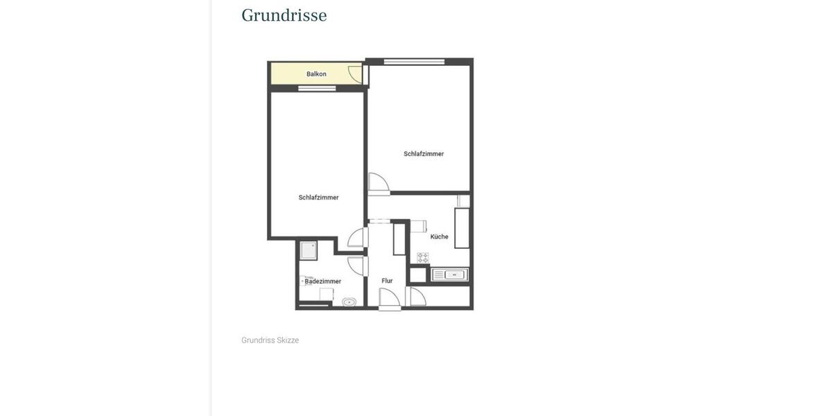 Etagenwohnung Münster Berg Fidel - 3 Zimmer, 60 m&sup2;, 920&euro; | Angebot:26299766