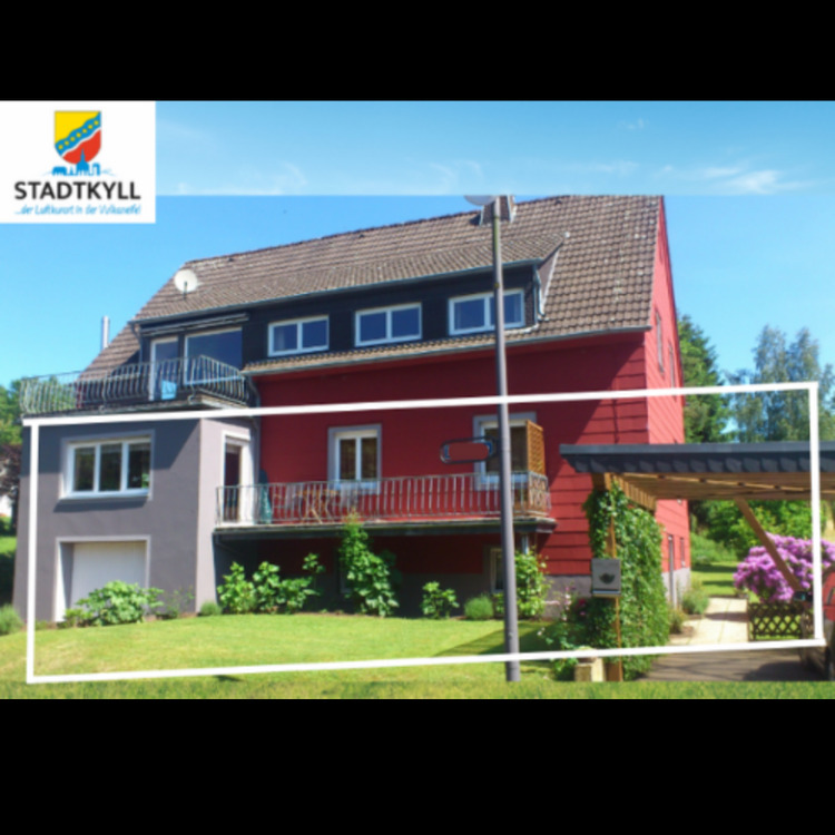 Schöne 3-Zimmer-Wohnung mit Garten und Balkon in Stadtkyll