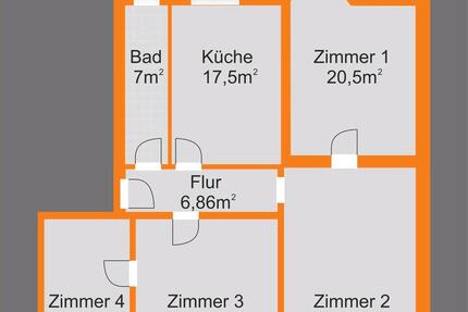 Wohnung Gartz (Oder) - 4 Zimmer, 110 m&sup2;, 630&euro; | Angebot:24561969