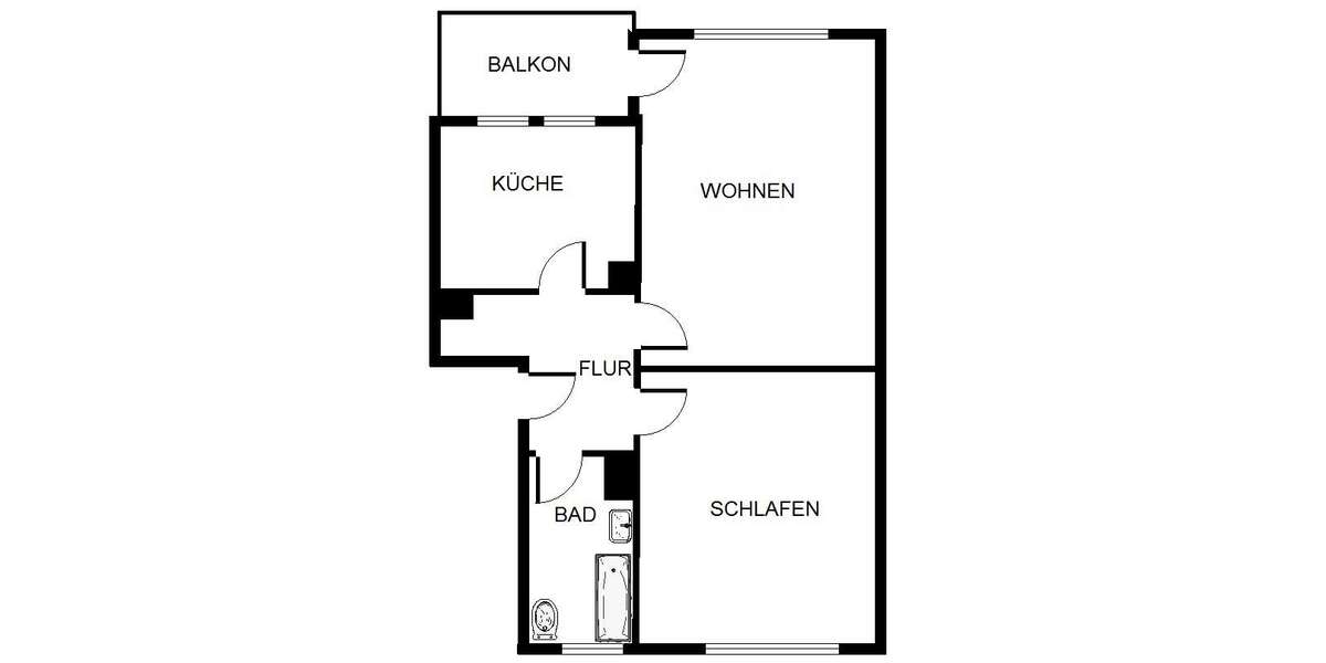 Wohnung zum Mieten in Gelsenkirchen 369 € 48.81 m² 2 zimmer