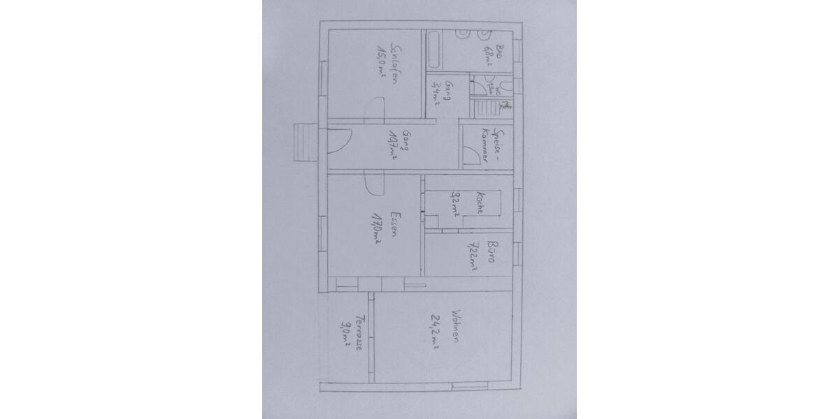 Erdgeschoßwohnung Kirchberg - 3 Zimmer, 100 m&sup2;, 875&euro; | Angebot:26288317