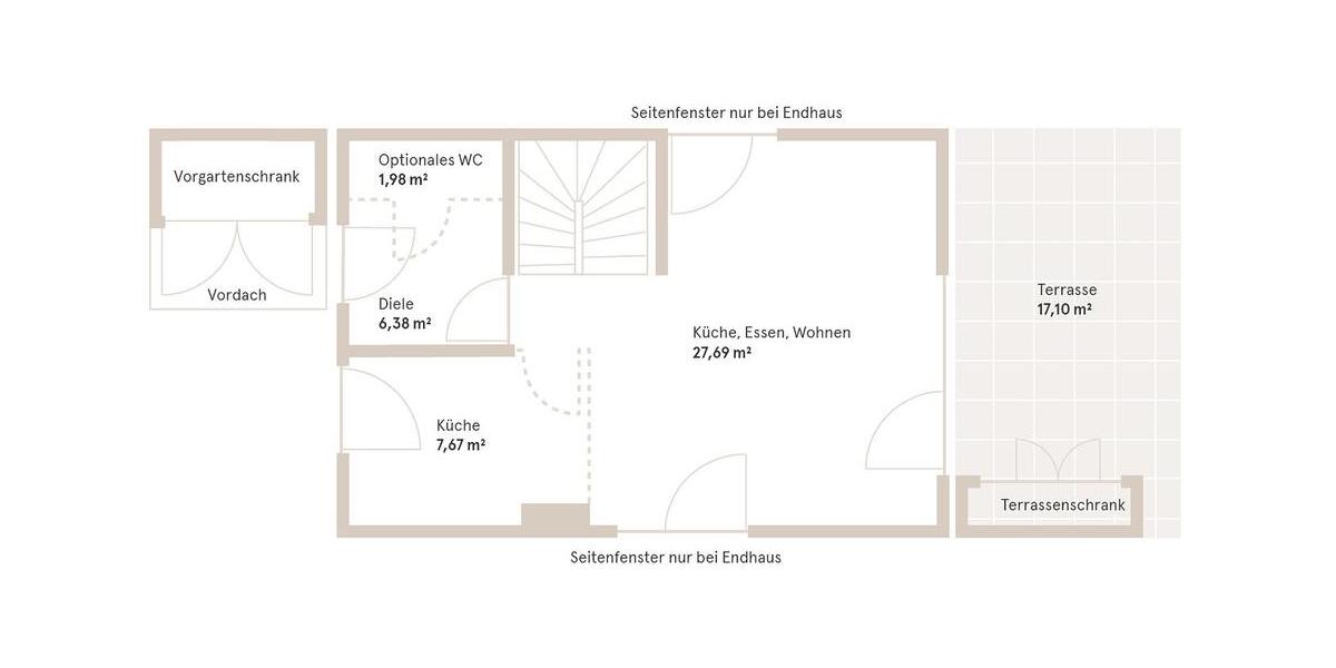 Reihenhaus Tettnang - 5 Zimmer, 127 m&sup2;, 2.100&euro; | Angebot:24631979