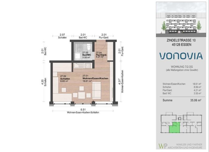 1-Raum-City-App. in top Lage, Erstbezug nach UmbauKernsanierung 1 zimmer