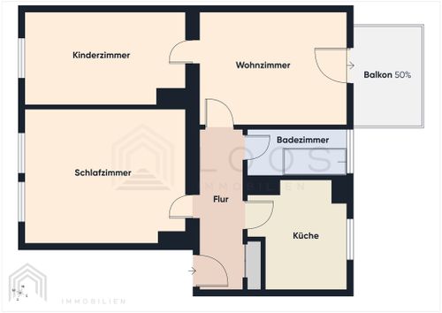 Etagenwohnung Finsterwalde - 3 Zimmer, 67 m&sup2;, 465&euro; | Angebot:24532416