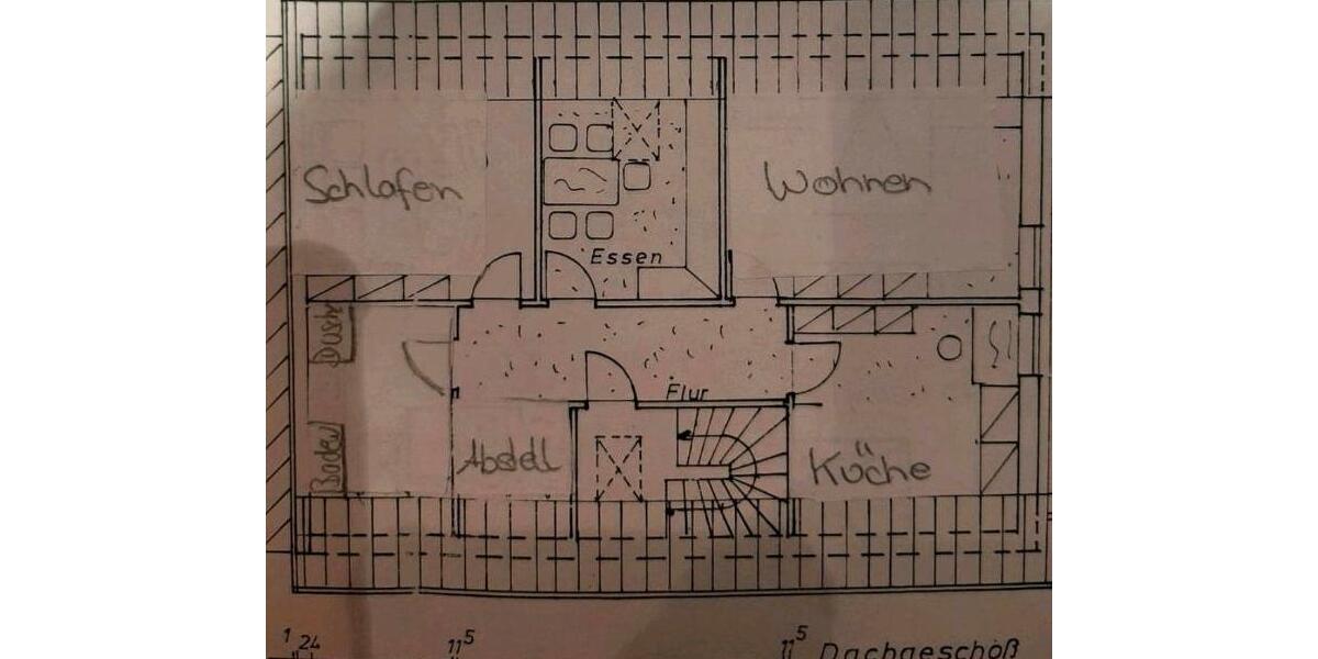 Dachgeschoss-Wohnung in Barbing 3 zimmer