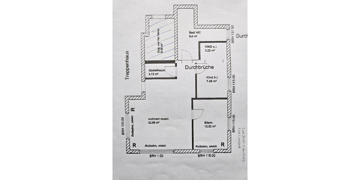 Erdgeschoßwohnung Lüneburg Ebensberg - 2 Zimmer, 68 m&sup2;, 38&euro; | Angebot:24862341