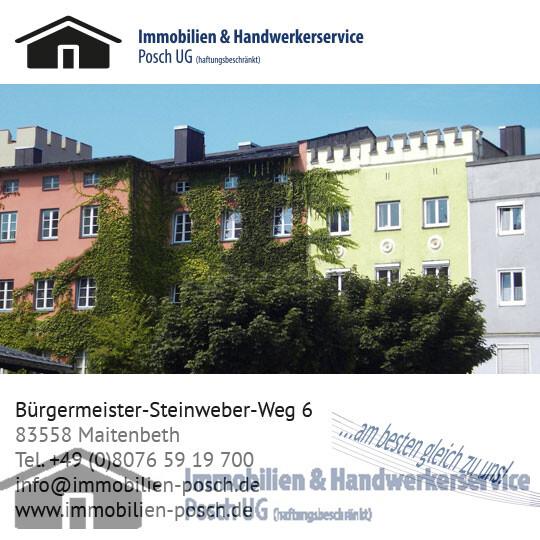 Etagenwohnung Wasserburg am Inn - 2 Zimmer, 80 m&sup2;, 1.000&euro; | Angebot:24610612