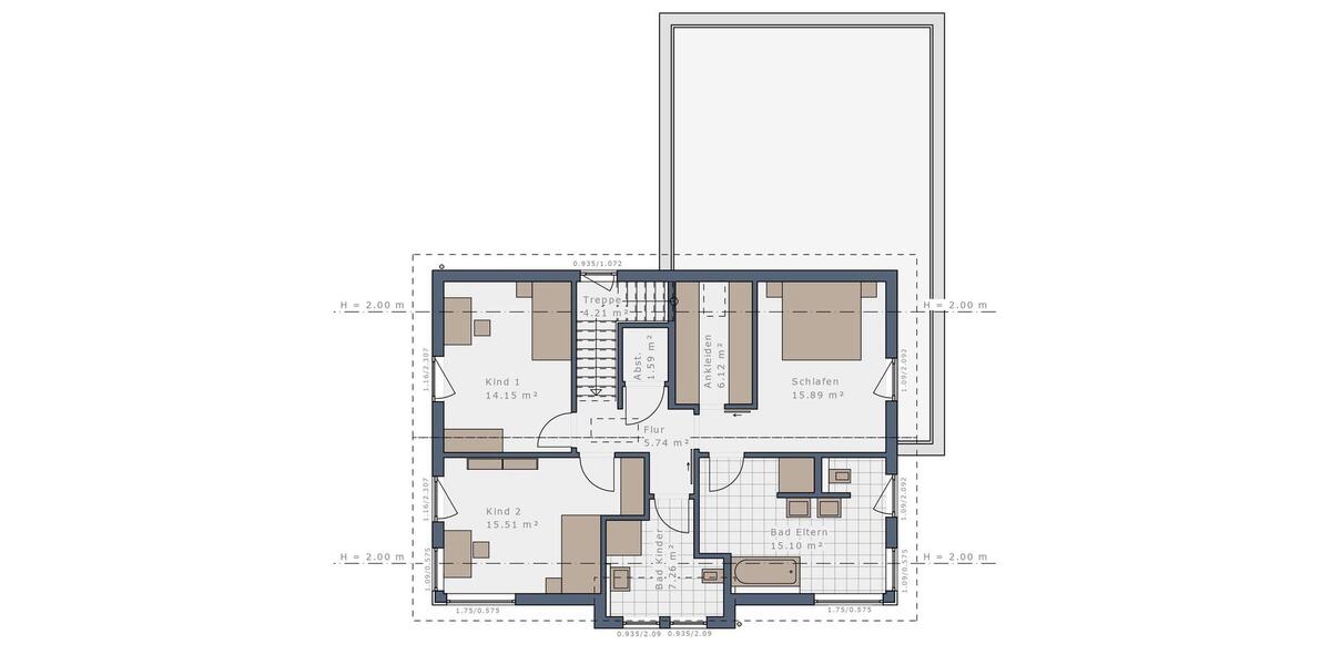 Einfamilienhaus Kaarst - 5 Zimmer, 171 m&sup2;, 3.728&euro; | Angebot:23902845