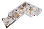 Erdgeschoßwohnung Steinberg am See Oder - 4 Zimmer, 107 m&sup2;, 1.490&euro; | Angebot:25978572