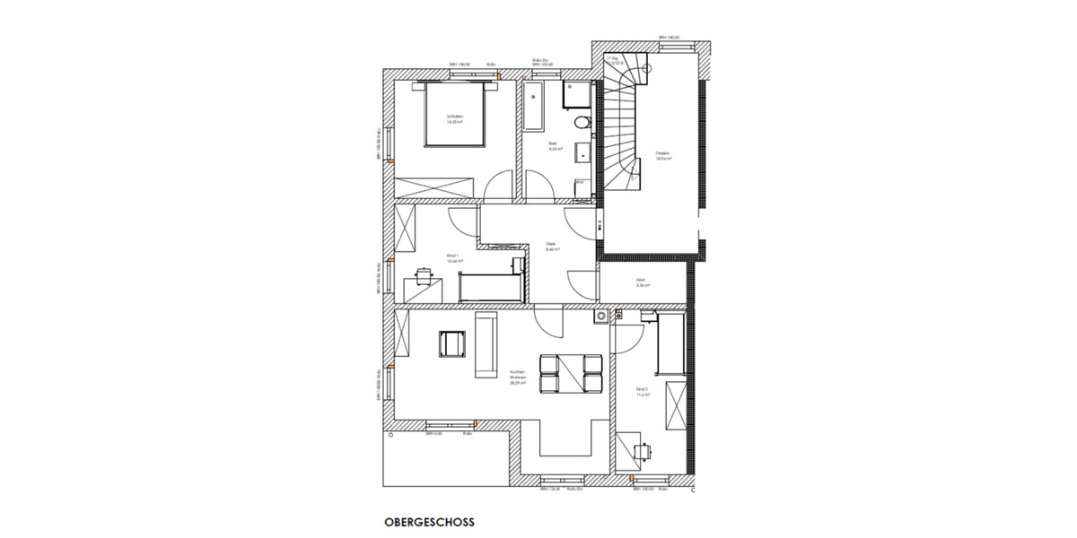 Etagenwohnung Außernzell - 3 Zimmer, 75 m&sup2;, 850&euro; | Angebot:24582490