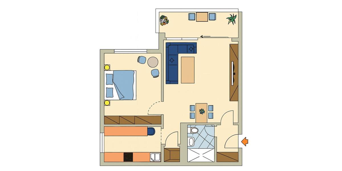 Helle 2-Zimmer Wohnung zwischen Uni und Klinikum mit neuer moderner Einbauküche 2 zimmer