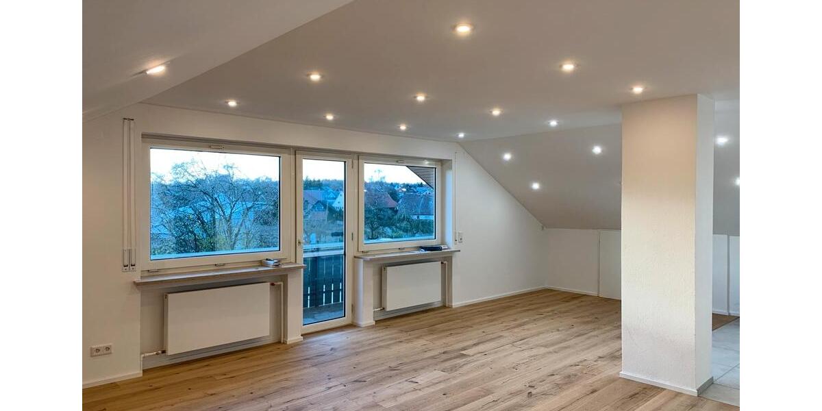 Dachgeschoßwohnung Warthausen - 3.5 Zimmer, 104 m&sup2;, 1.150&euro; | Angebot:24846746