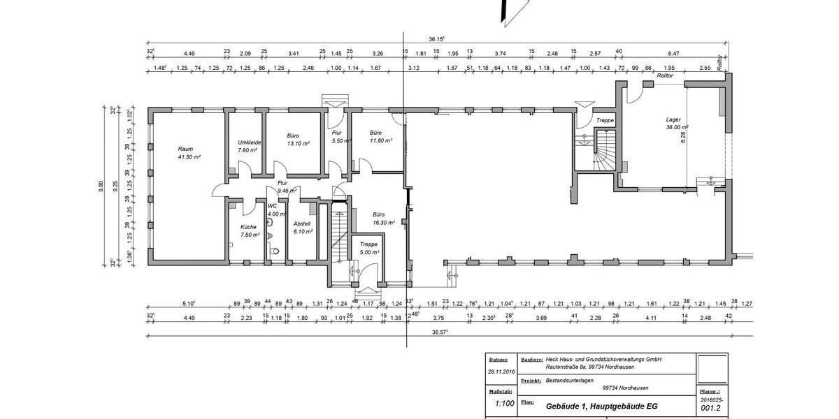 Gewerbeobjekt Nordhausen - 1.017&euro; | Angebot:24423377