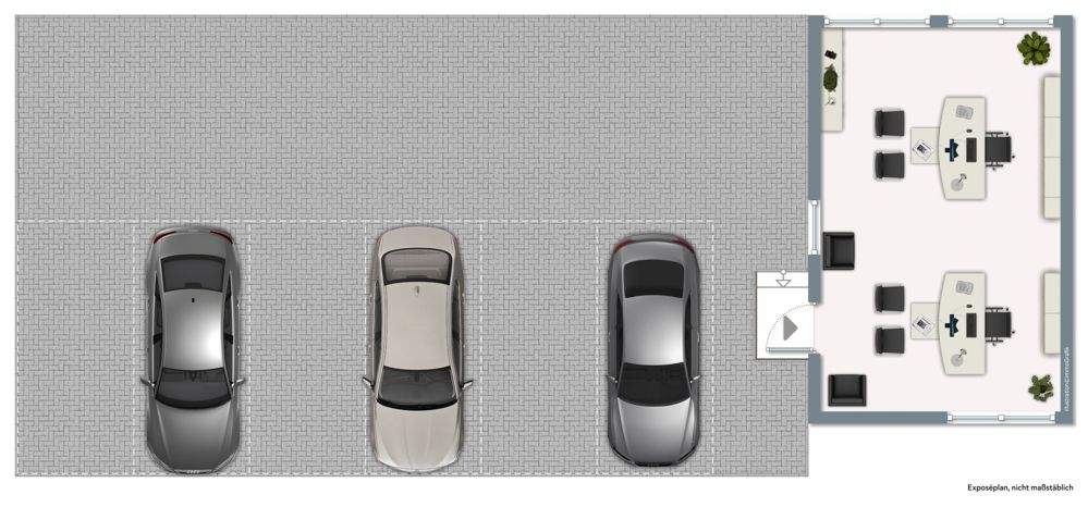 Gewerbeobjekt Hemsbach - 1 Zimmer, 32 m&sup2;, 900&euro; | Angebot:23971883