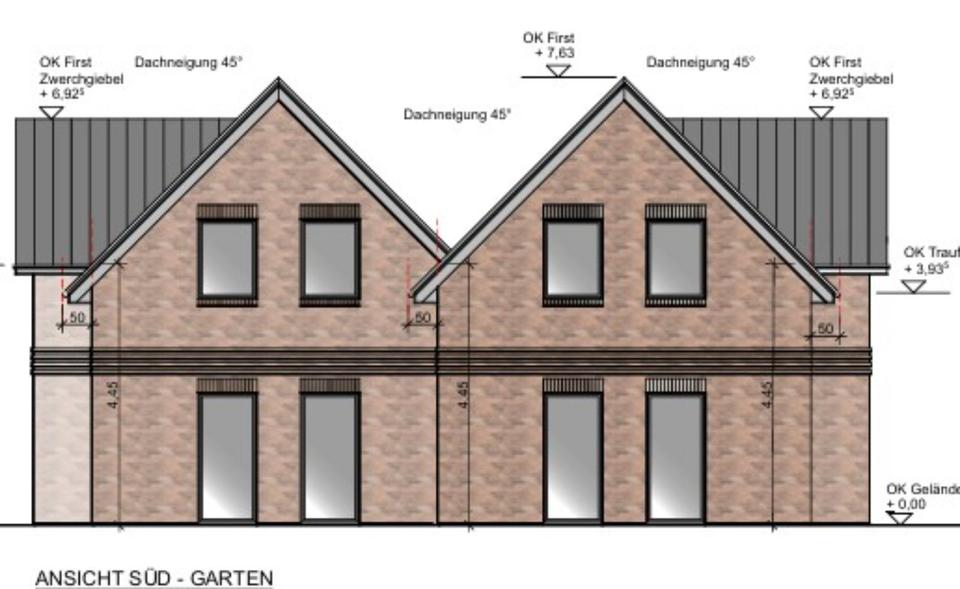 Doppelhaushälfte Jork - 4 Zimmer, 133 m&sup2;, 1.995&euro; | Angebot:24409134