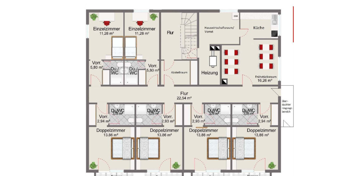 Monteurswohnung für 6 Personen. ab 02.2026 Langzeit! zimmer