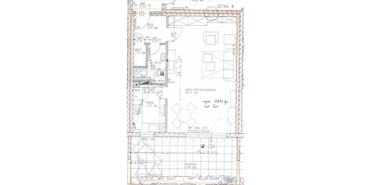 Etagenwohnung Korbach - 1 Zimmer, 60 m&sup2;, 470&euro; | Angebot:24780753