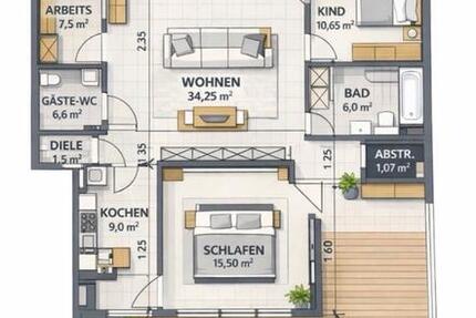 Haus Dillingen (Saar) - 4 Zimmer, 110 m&sup2;, 1.000&euro; | Angebot:24892505