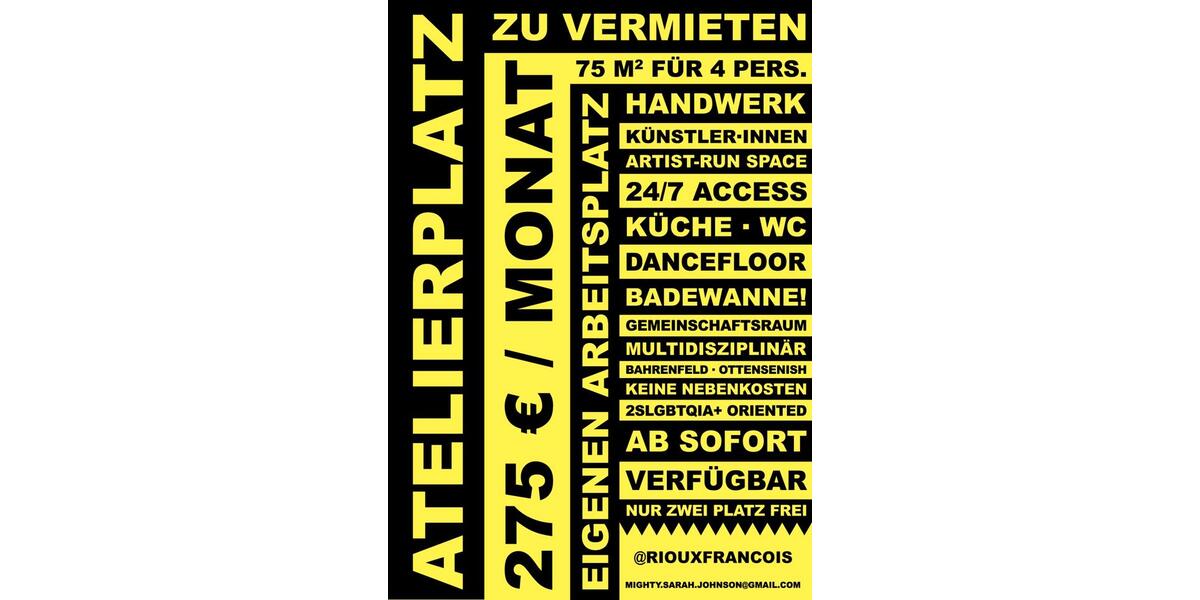 Dachgeschoßwohnung Hamburg Bahrenfeld - 10 Zimmer, 75 m&sup2;, 275&euro; | Angebot:26049717