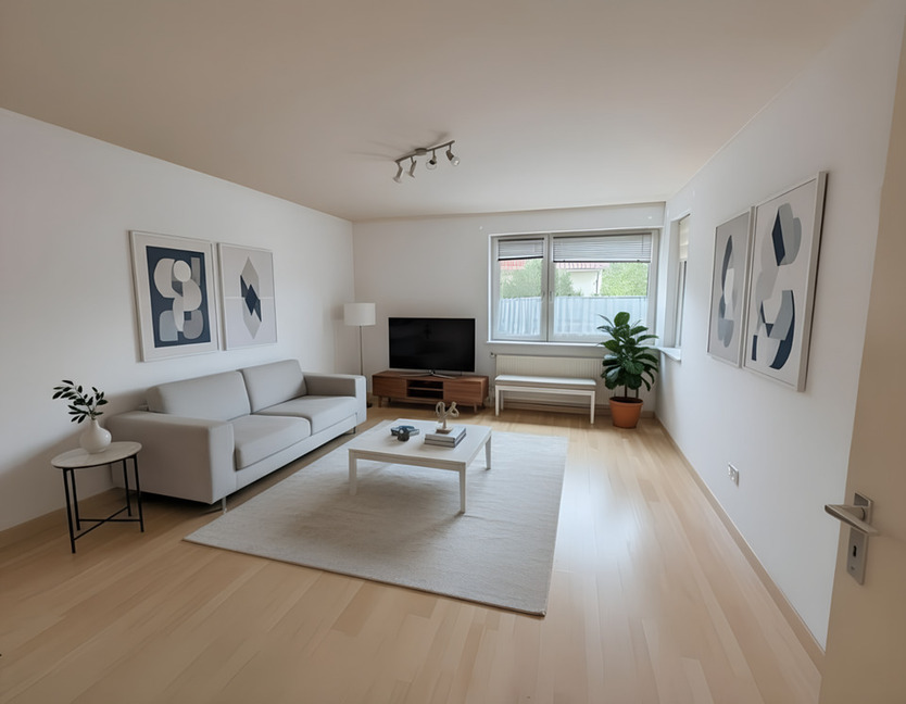 3-Zimmer-Wohnung mit Balkon im Hochparterre zimmer