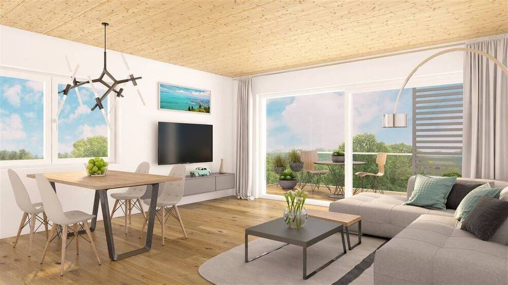 ERSTBEZUG I Traumhafte DachWohnung 3.1: Lichtdurchflutete, wohngesunde 5 Zimmerwohnung in Singen-Mühlhausen
