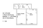 Etagenwohnung Waldheim - 1 Zimmer, 39 m&sup2;, 215&euro; | Angebot:25058160