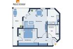Etagenwohnung Walluf - 2 Zimmer, 62 m&sup2;, 1.100&euro; | Angebot:26561184