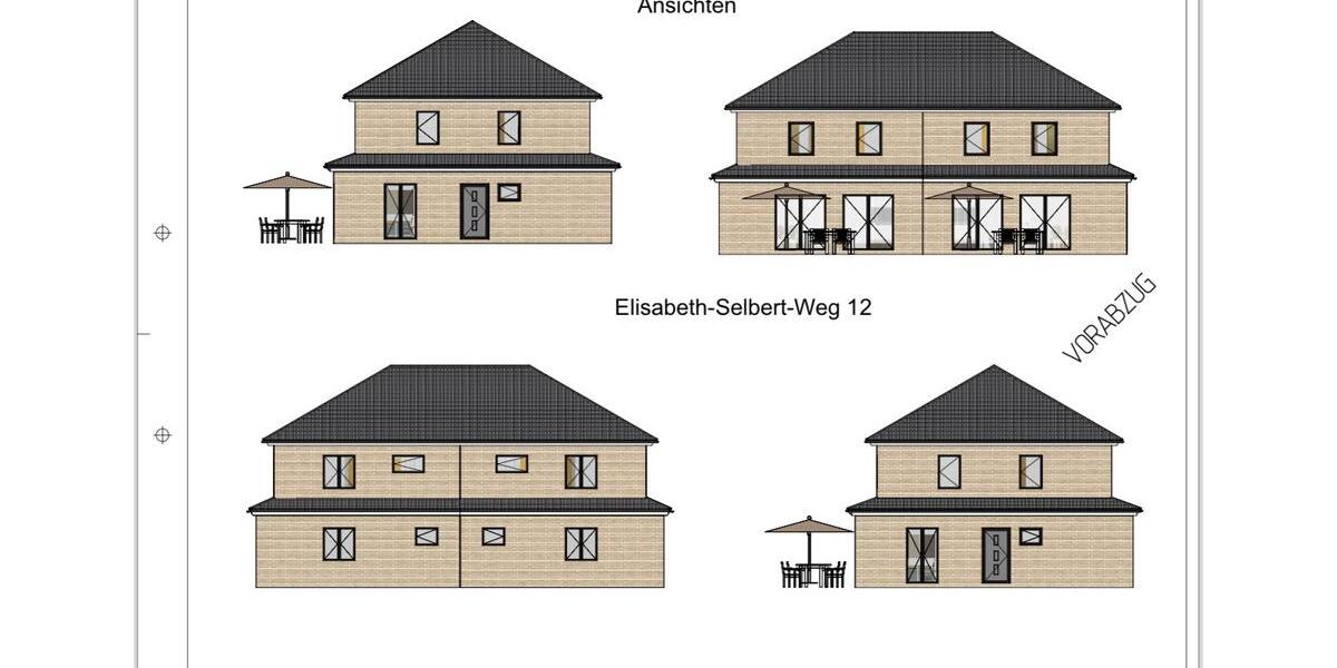 Doppelhaushälfte Sulingen - 4 Zimmer, 127 m&sup2;, 1.320&euro; | Angebot:25992340