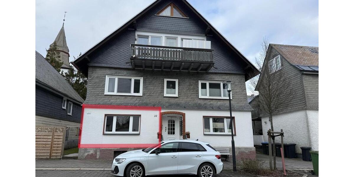 Erdgeschoßwohnung Winterberg - 2 Zimmer, 38 m&sup2;, 280&euro; | Angebot:25233589