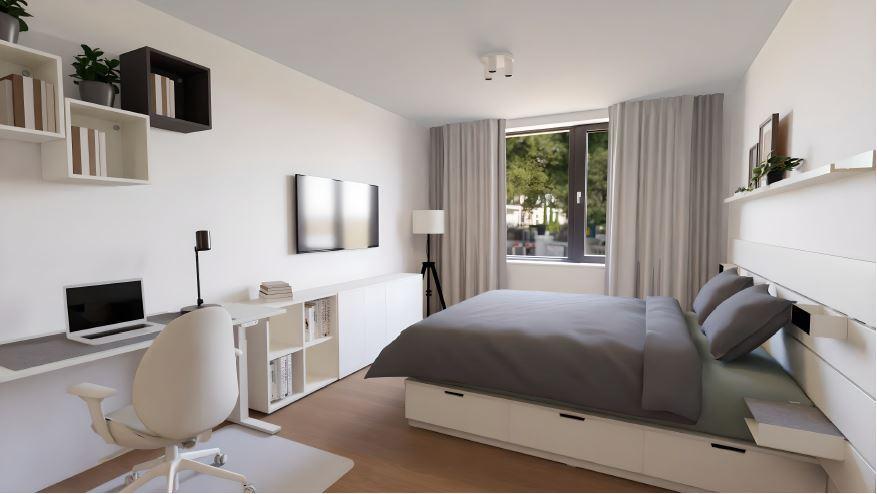 Neubau TOP WG-Zimmer im Herzen von Aachen, teilmöbliert oder vollmöbliert