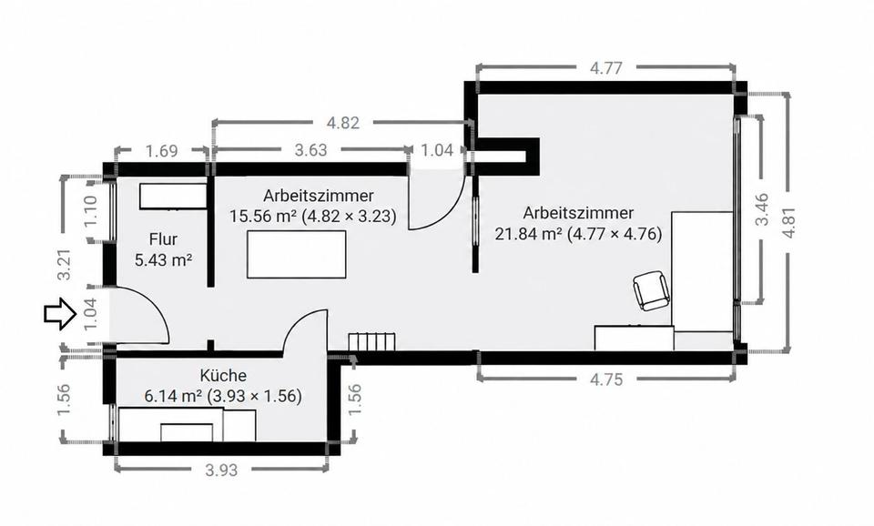 Gewerbeobjekt Lörrach - 630&euro; | Angebot:26550650