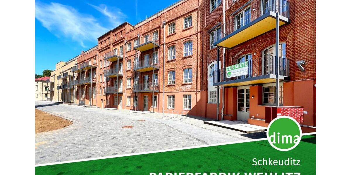 ERSTBEZUG sanierte Papierfabrik | MINI-LOFT mit West-Terrasse, Duschbad, HWR, TG-Stellplatz u.v.m. 1 zimmer
