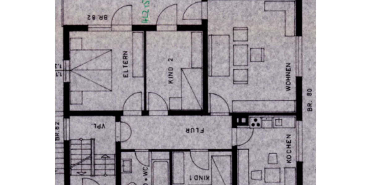 Erdgeschoßwohnung Bad Bergzabern - 4 Zimmer, 88 m&sup2;, 850&euro; | Angebot:24843349