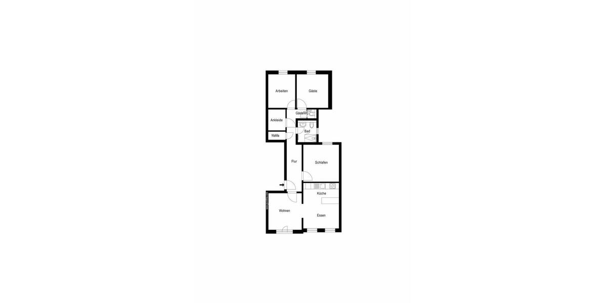 Etagenwohnung Hamburg Ottensen - 4 Zimmer, 110 m&sup2;, 3.300&euro; | Angebot:26616729