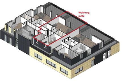Wohnung Salzkotten - 3 Zimmer, 105 m&sup2;, 1.195&euro; | Angebot:25253841