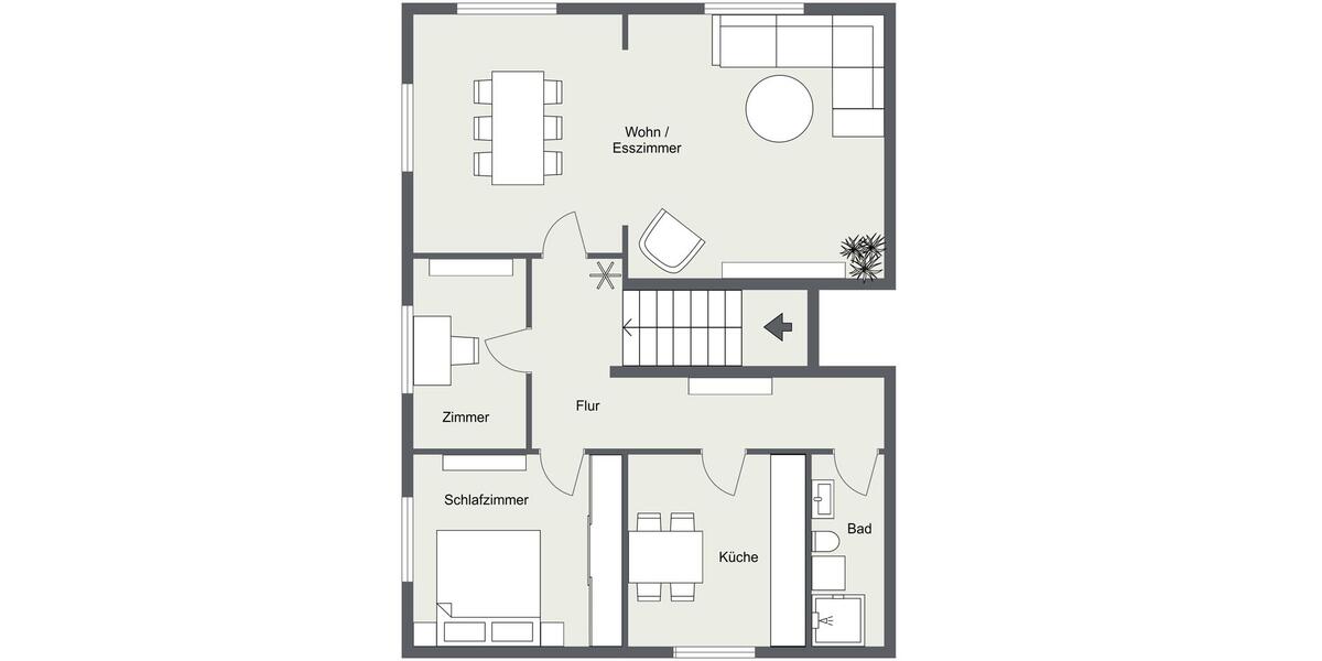 Charmante 2,5-Zimmer-Wohnung in Maschen- fußläufig zum Ortskern! 2.5 zimmer