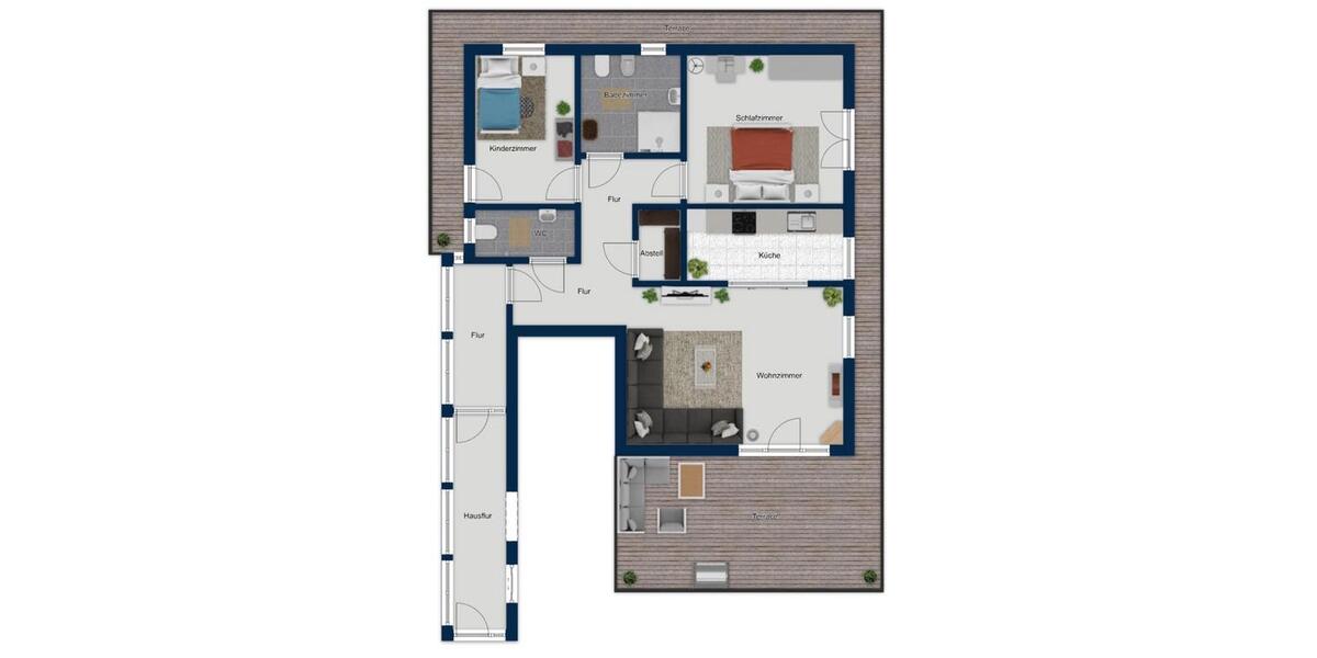 Einfamilienhaus Bad Lippspringe - 3 Zimmer, 100 m&sup2;, 1.150&euro; | Angebot:26620795