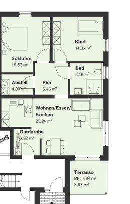 Erdgeschoßwohnung Uffenheim - 3 Zimmer, 86 m&sup2;, 700&euro; | Angebot:26610719