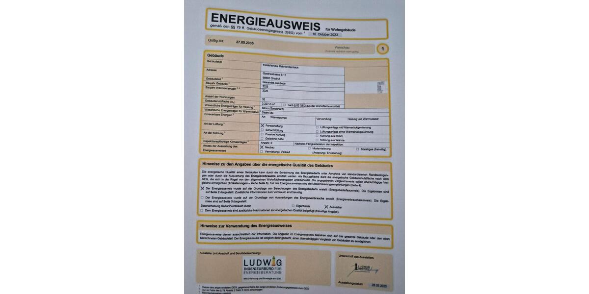 Etagenwohnung Ohrdruf - 2 Zimmer, 46 m&sup2;, 542&euro; | Angebot:26517992