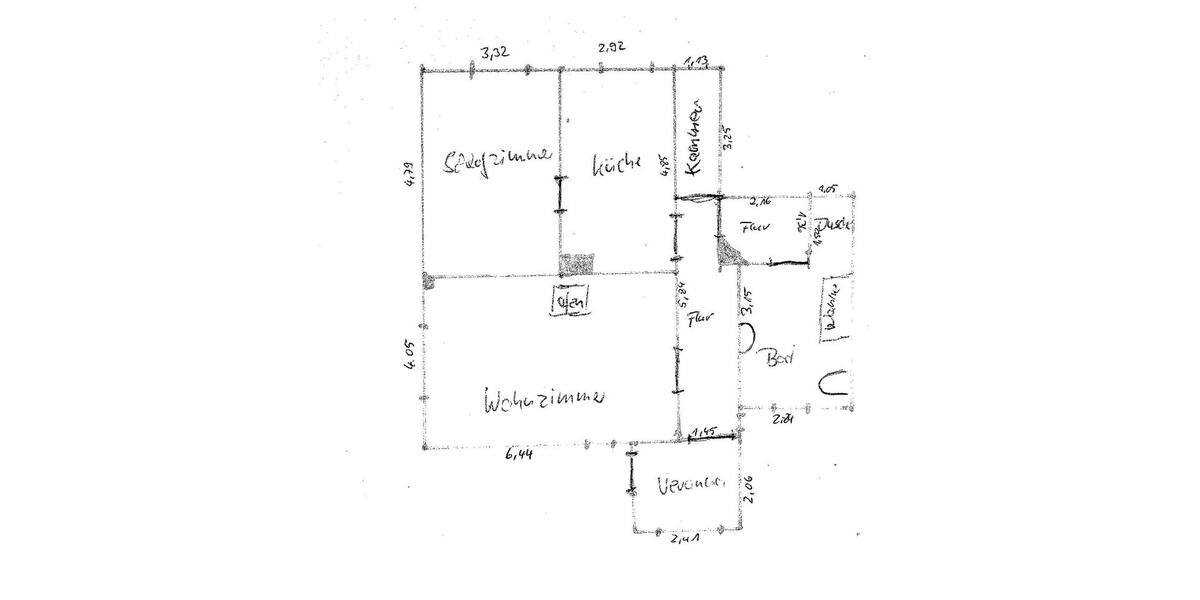 Doppelhaushälfte Prenzlau - 2 Zimmer, 84 m&sup2;, 665&euro; | Angebot:25075997