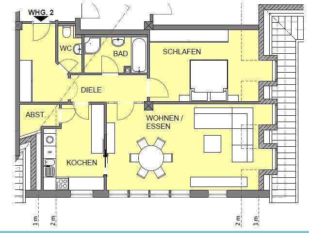 Etagenwohnung Uttenreuth - 2 Zimmer, 74 m&sup2;, 780&euro; | Angebot:25897955