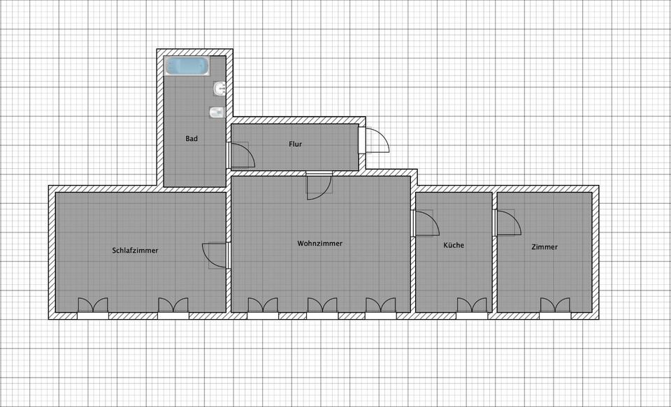 Etagenwohnung Greifswald - 3 Zimmer, 92 m&sup2;, 920&euro; | Angebot:26489172