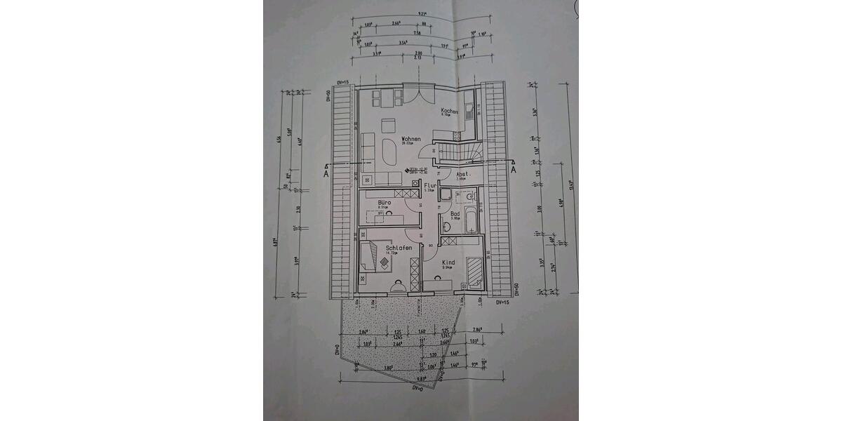 Dachgeschoßwohnung Rügland - 4 Zimmer, 85 m&sup2;, 1.000&euro; | Angebot:26223706