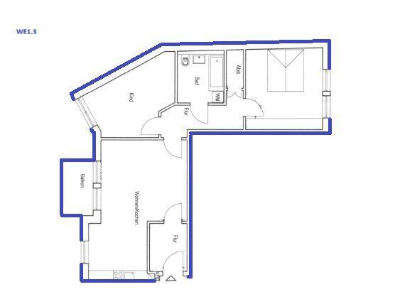 Etagenwohnung Oranienburg - 3 Zimmer, 73 m&sup2;, 1.350&euro; | Angebot:25143610