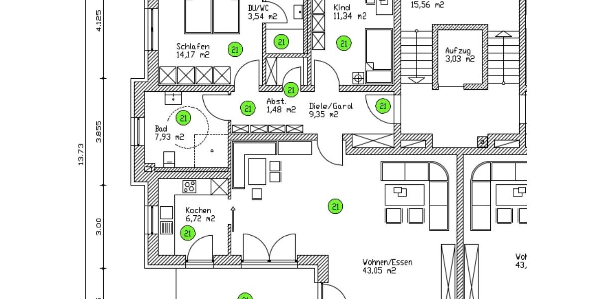 Große 3-Zi-Neubau-Whg WFL 103 m² zwei Bäder Terrasse Gartenanteil Garage Energiesparhaus-Kfw-55 ab Oktober 26 zu vermieten. - Erdgeschoßwohnung Neunburg vorm Wald | Angebot:27266637