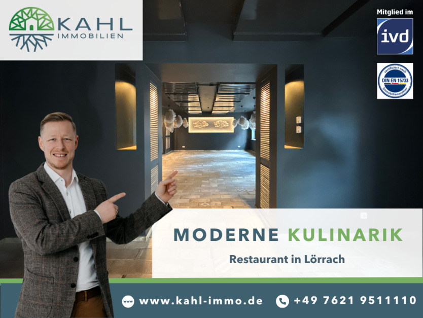Hochwertige Gastronomiefläche in modernem Wohn- und Geschäftshaus in attraktiver Lage von Lörrach