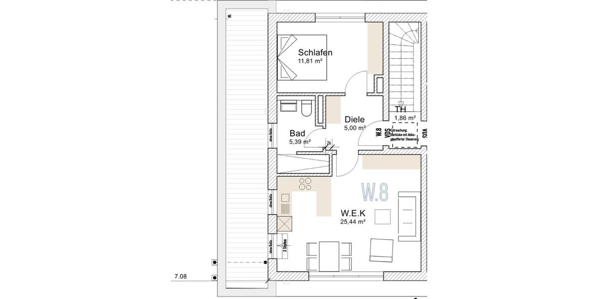 Erdgeschoßwohnung Petershausen - 2 Zimmer, 80 m&sup2;, 1.790&euro; | Angebot:26546227