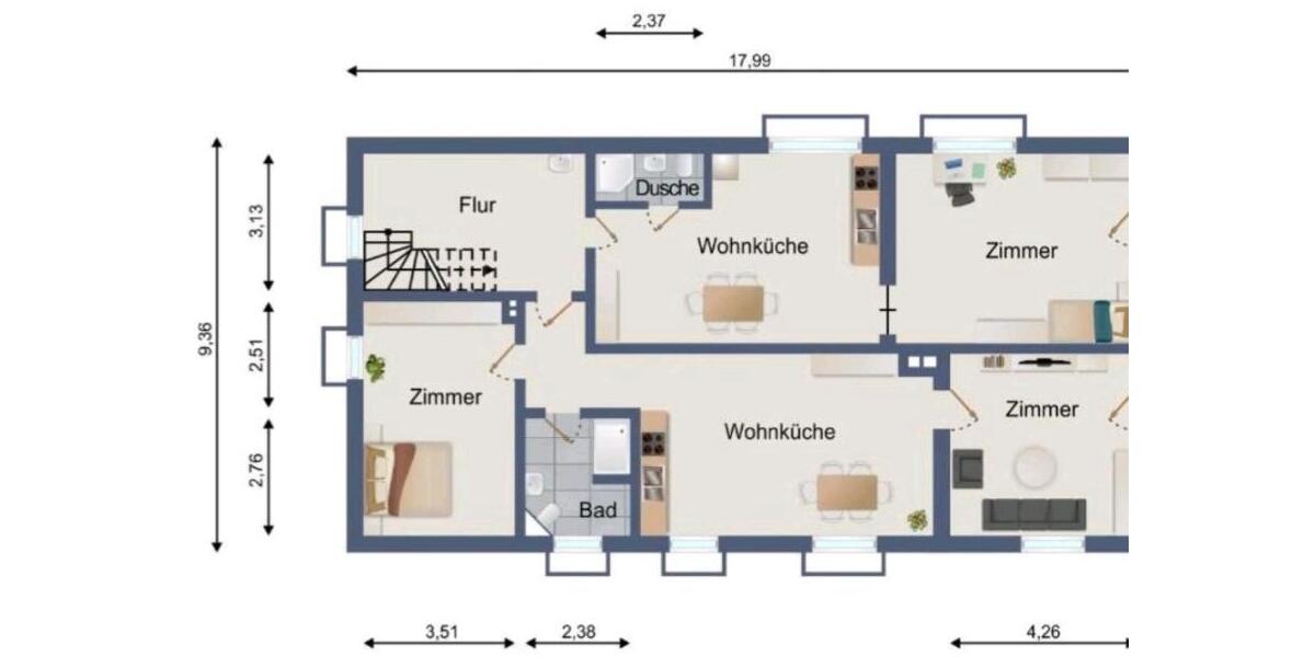 Einfamilienhaus Bispingen - 10 Zimmer, 280 m&sup2;, 2.300&euro; | Angebot:25275115